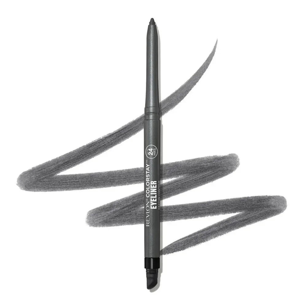 REVLON ColorStay Black Winged Liquid Liner and Charcoal Pencil Eyeliner BUNDLE
